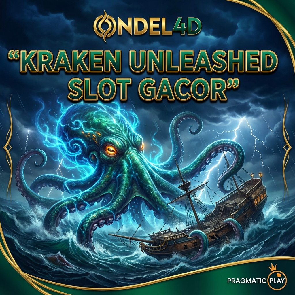 Kraken Unleashed di ONDEL4D: Slot Gacor Bertema Monster Laut Legendaris dengan Kekuatan Tanpa Ampun
